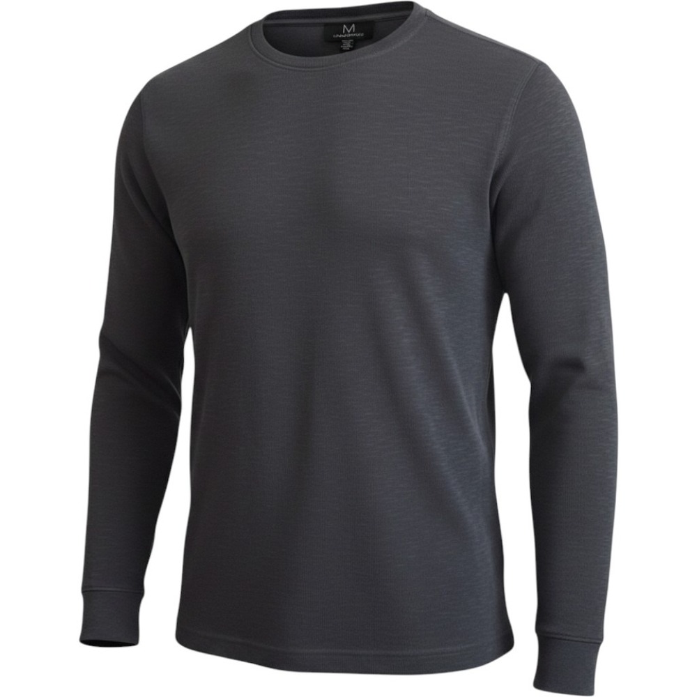 Magaschoni Man XXL Gray Crewneck Pullover Cotton Blend Quiet Luxury Minimalist